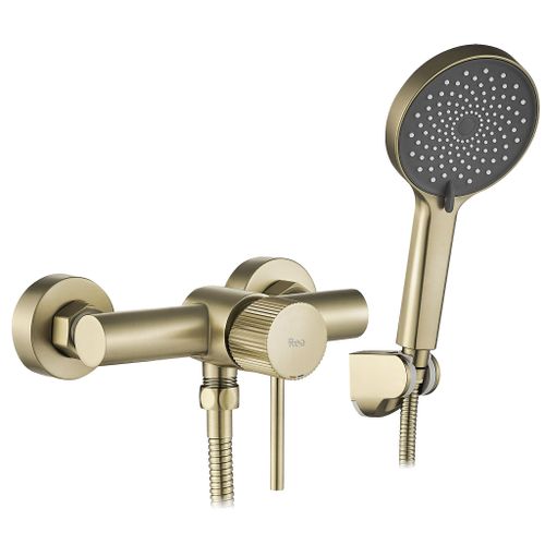 Sprchová batéria REA Lungo Stripe BRUSH GOLD