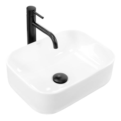 Countertop washbasin Rea Demi Mini White