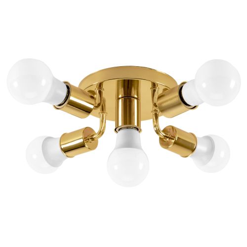 Lampa Sufitowa Reflektor Metalowa Gold APP708-5c