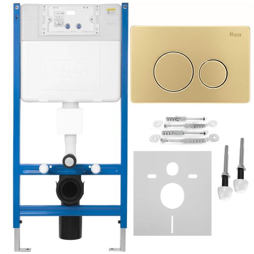 Concealed cistern frame K011A-Q Rea I Brush Gold