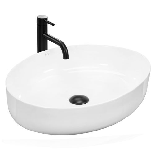 Countertop washbasin Rea Queen White