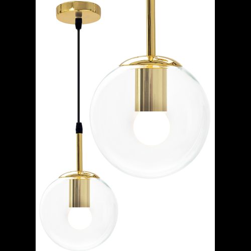 Lampa DE TAVAN SUSPENDABILA din sticla Sfera Auriu APP686-1CP