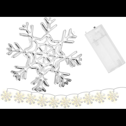 Weihnachtsbaum Lichterkette LED snowflakes