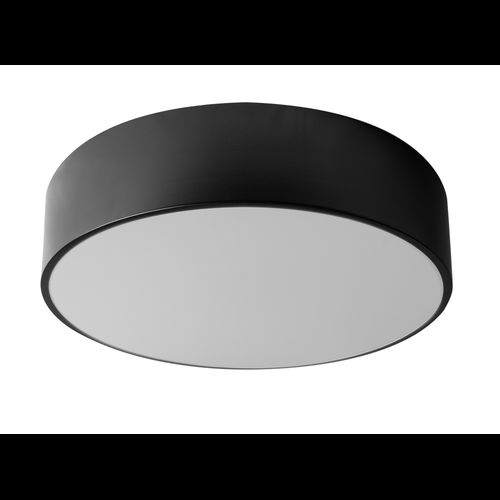 Lampada Plafoniere 30cm Rotonda Nero Da Soffitto app640-2c