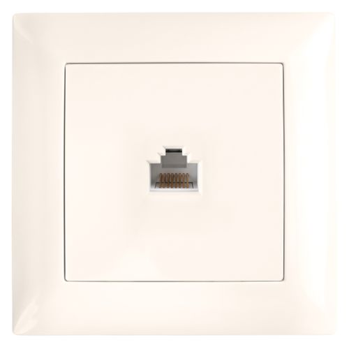Presa RJ45 con Cornice OSTE JNH010-S BEIGE