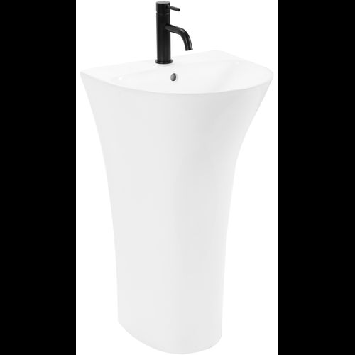 Lavoar de podea freestanding Rea Rita Slim Alb