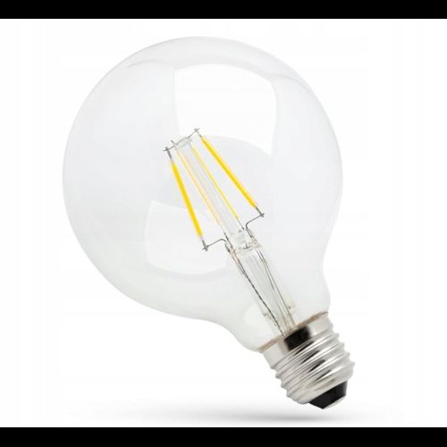 Teplá LED žiarovka E-27 230V 4W guľa 13763