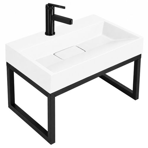 Vasque en conglomérat GOYA 50cm + Support