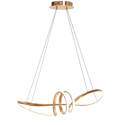 Люстра LED LHJ036-CP GOLD