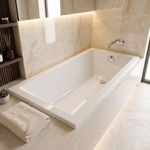 Baignoire acrylique encastrable Rea Catania 170