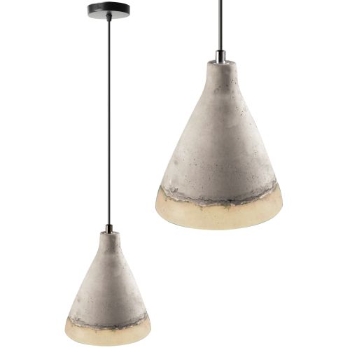 Cementová závěsná stropní lampa Loft APP494-1CP