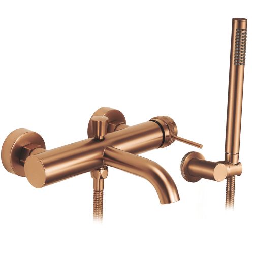 Смесител за вана Rea Lungo Grip Brush Copper