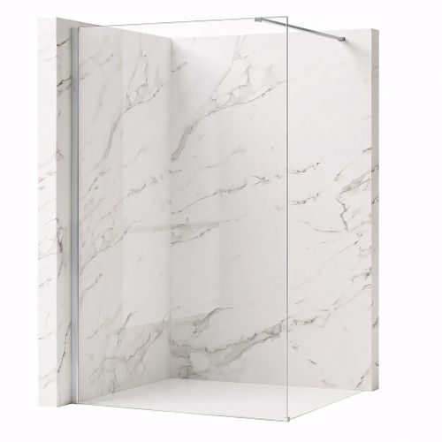 Параван за душ Rea Flexi Transparent / Chrome 130