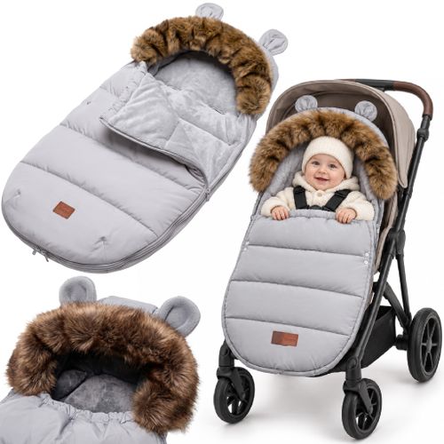 Sacco a pelo per bambini Teddy PRO Grey