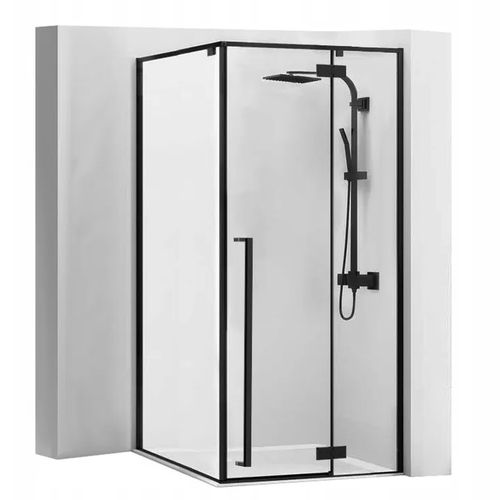 shower enclosure Rea Fargo 90x90 Black Mat