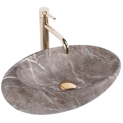 Lavabo sobre encimera Rea Roxy B Stone NATURE
