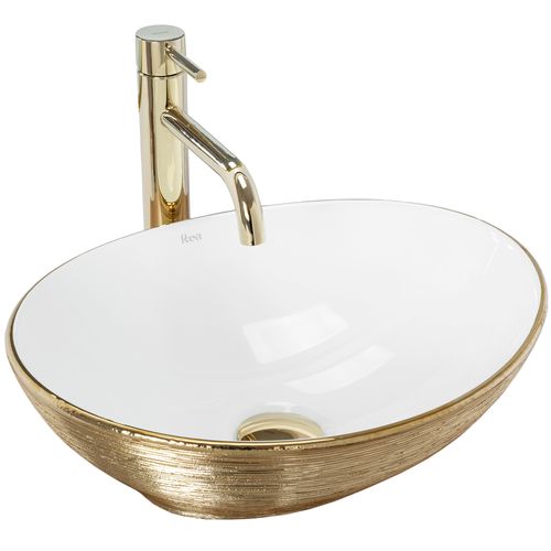 Lavoar pe blat Rea Sofia Brush Gold