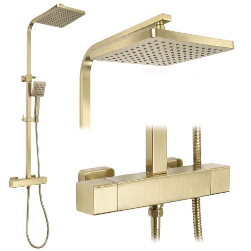 Dušo komplektas Rea Atrium Brush Gold
