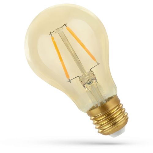 Meleg fényű LED izzó E-27 230V 2W Edison 14077