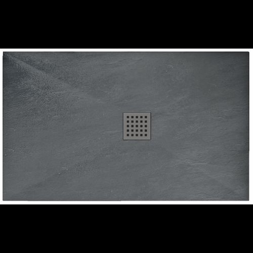Cadita de dus Rea Grey Rock 80x120