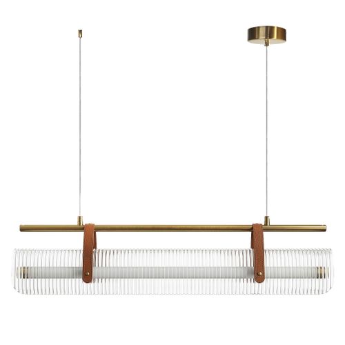 Lampa wisząca LED APP1796-CP Złota Szczotkowana