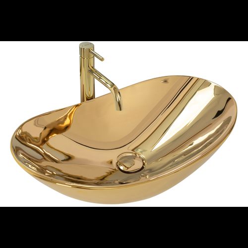 Lavabo da appoggio Rea Royal Gold