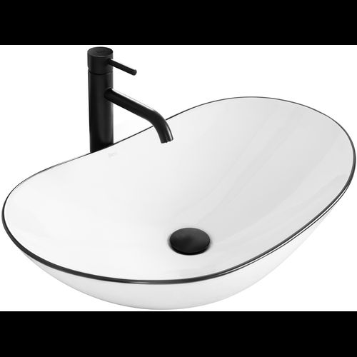Lavoar pentru blat Rea Royal Negru Edge