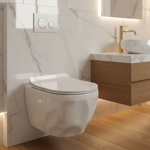 Тоалетна чиния Rea Gustavo Rimless