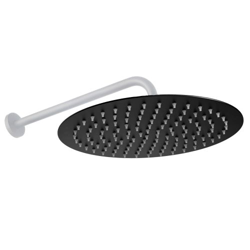 Дъждов душ Rea Black Matt 25cm