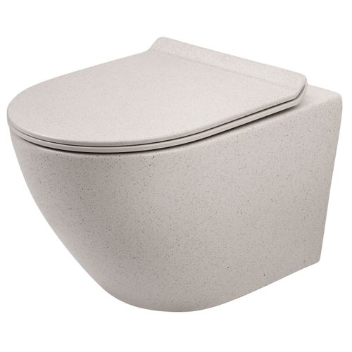 toilet bowl REA Carlo Mini Rimless Ecru