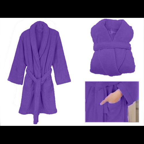 Damen Bademantel Lady Secret Purple