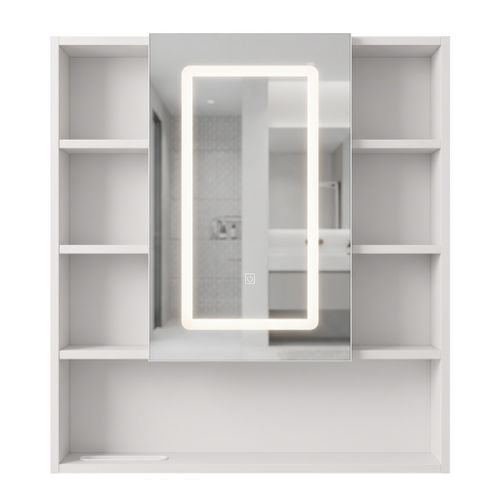LED-Spiegelschrank Rea Luna 70x80cm