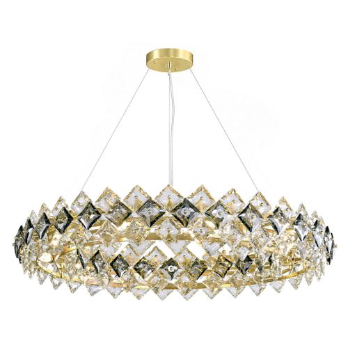 Lampă suspendată din cristal SWE094-CP 60cm Gold