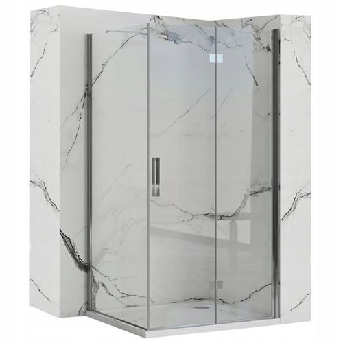 Cabina de ducha Rea Molier Chrom 80x80