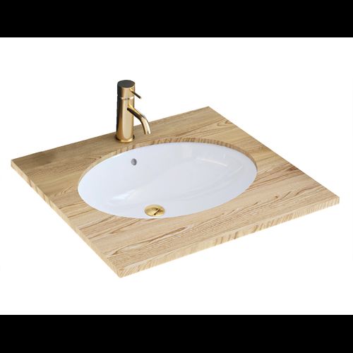 Inset washbasin Rea Nel White