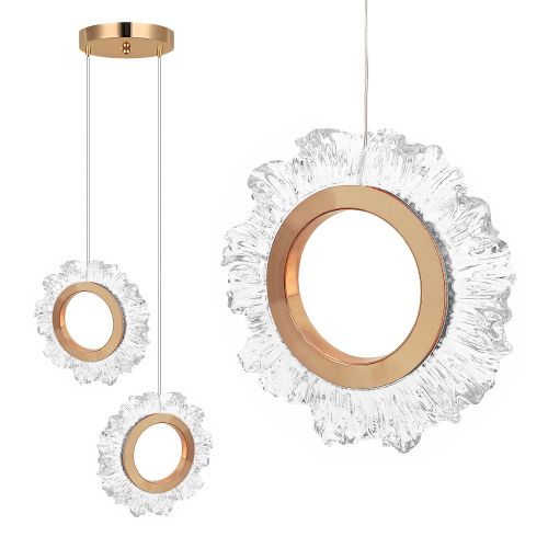 Люстра LED LHJ103-2CP GOLD
