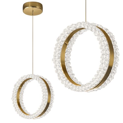 Люстра LED LHJ098-CP GOLD