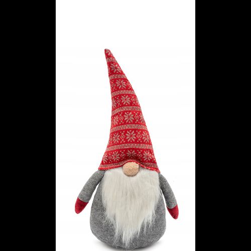 Gnomo di Natale 30cm RED/GREY YX-019