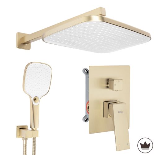 Set de dus incastrat Rea Joe Brush Gold + BOX