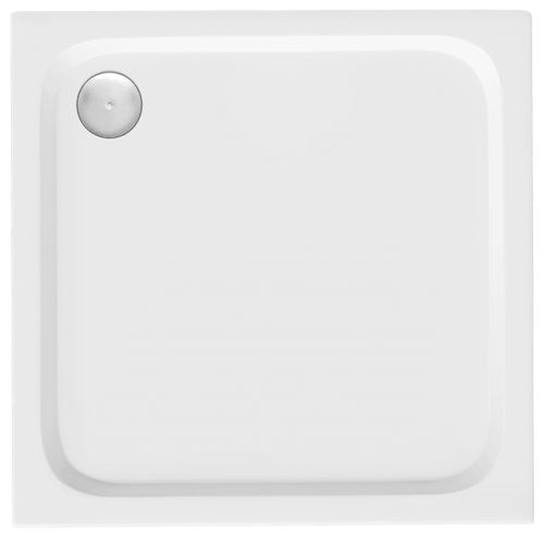 Cada pentru dus din acril Rea Belmond White 80x80