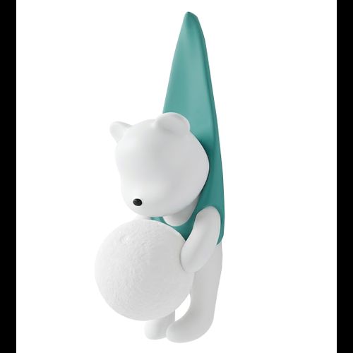 SIENINIS ŠVIESTUVAS MEŠKIUKAS SU MARŠKINĖLIAIS G169-1W BLUE