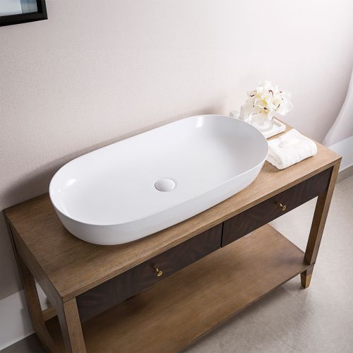 Countertop washbasin REA CLEO 81 WHITE