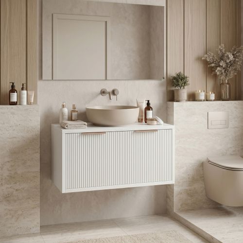 Waschtischunterschrank Rea Core 80cm White