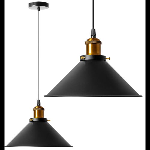 LAMPA SUFITOWA WISZĄCA PORTO BLACK APP016-1CP