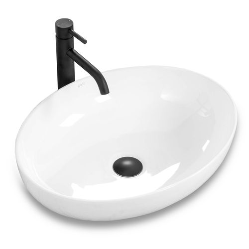 Lavabo da appoggio Rea Carola Slim