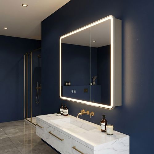 Дзеркальна шафа з LED-підсвіткою M1011-60 60x70