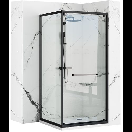 shower enclosure Rea Space In Black 90x90