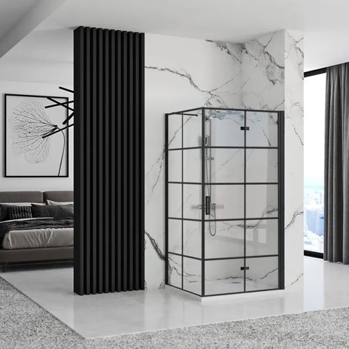 Cabina de ducha Rea Molier Black 100x90