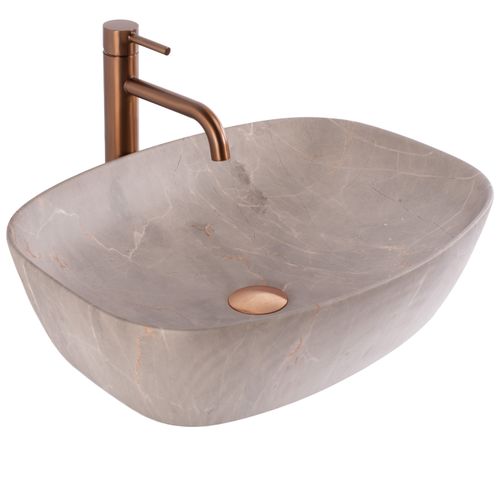 Lavabo sobre encimera Rea Freja Beige