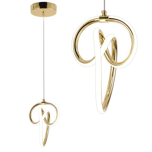 Pendant Lamp LED LHJ092-1CP Gold